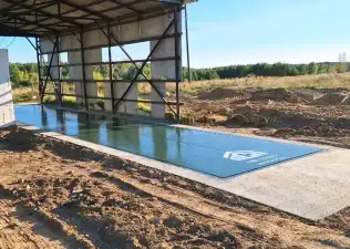 Строительство автомобильных весов для Алтайского а...