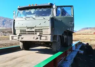 Строительство автомобильных весов для Алтайского а...